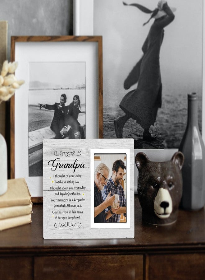 SteadStyle Grandpa Memorial Frame - Sympathy Gift for Loss of Grandfather - Bereavement Keepsake for Loved One - Remembrance Photo Frame, Fits 4x6 Inch Picture - Image 5